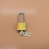Golden padlock anti-theft padlock, metal padlock, household padlock, 2-inch padlock details Picture